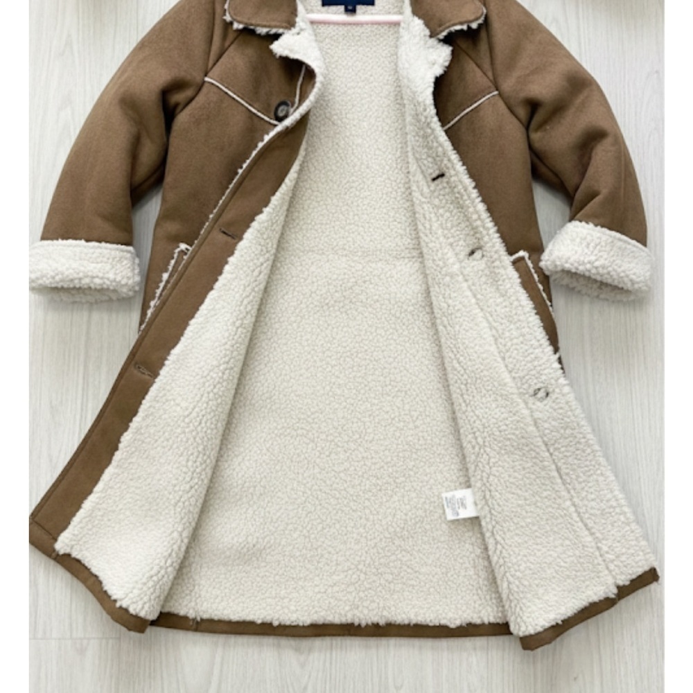 Beautiful Mayoral suede- look jacket girls size 7